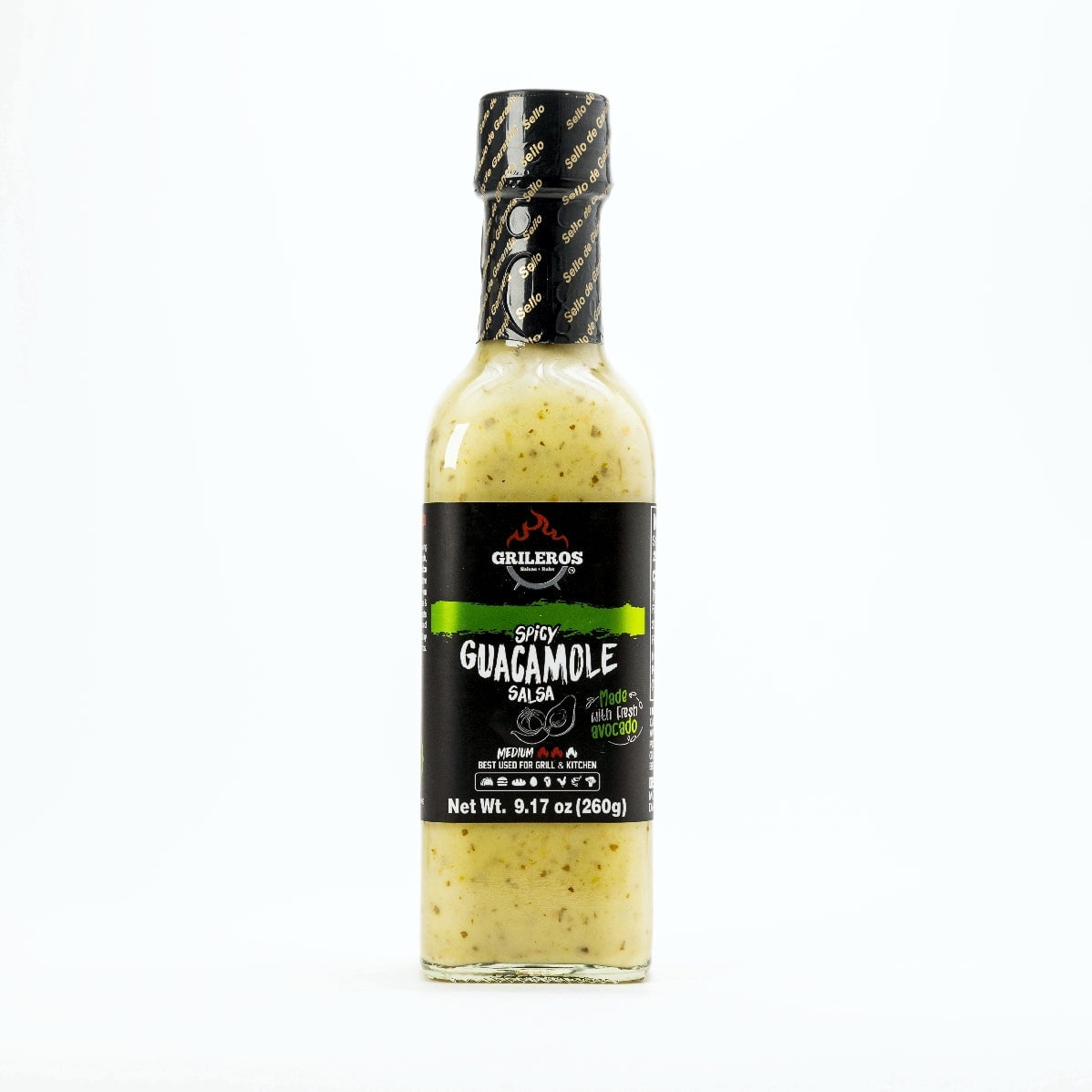 Grileros Guacamole Salsa, 9.17 oz
