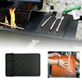 Grill And Hotpot Grill Paper Microwave Liners for Bottom 6 Burner Grill Grids Top Mat for