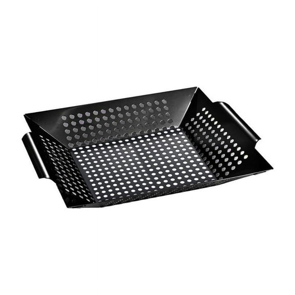 Grill Baskets for BBQ, Baskets for Outdoor Grilling with Handle, Grilling Woks for Vegetable, Grill Trays for Fish, Veggie - BBQ