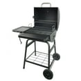 thumbnail image 1 of Grill Boss 23" Charcoal Barrel Grill, Adjustable Grate Large Cooking Area, Black, 1 of 13