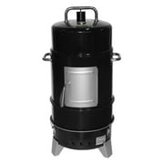 Grill Boss Vertical Charcoal Smoker, 4 Tier, 564 Sq In Cooking Area, Black