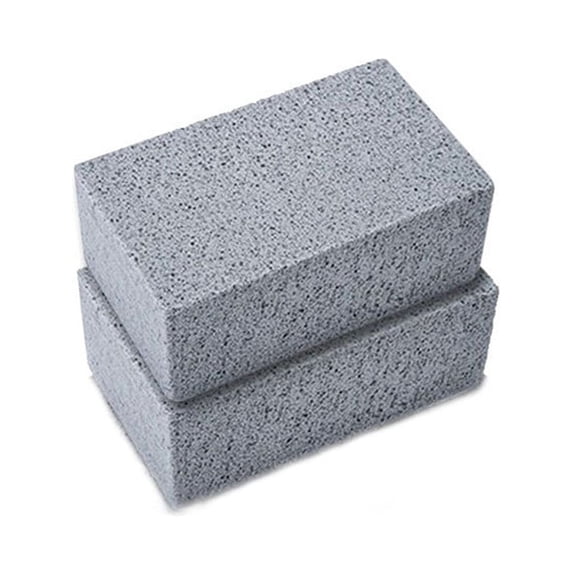 Grill Bricks for Cleaning, BBQ Grill Stone, Pumice Grill Cleaning Brick for Griddle, Grill Stone Cleaner Block for BBQ Grills, Oven, Stove Top, Cast Iron, Rust & Grease Remover