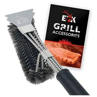 Alpha Grillers 18 Grill Brush. Best BBQ CLEANER. Safe for All Grills. Durable