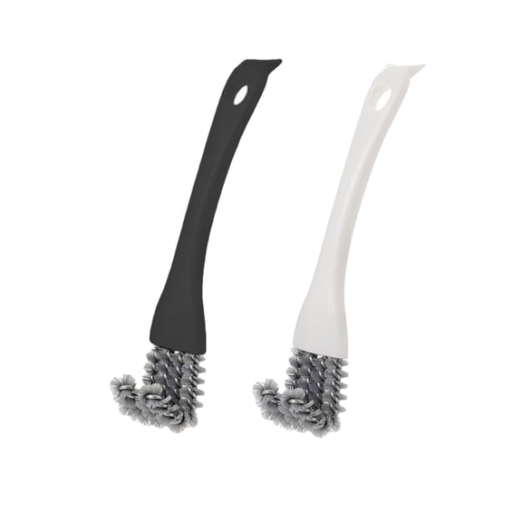 Grill Brush for Griddle and Stove Grate,Cleaning Brush for Bbq Grill Rack Cast Iron Skillet,Heavy Duty Bristle-Free tool for Gas Grill Flat top Stovetop Kitchen,Black