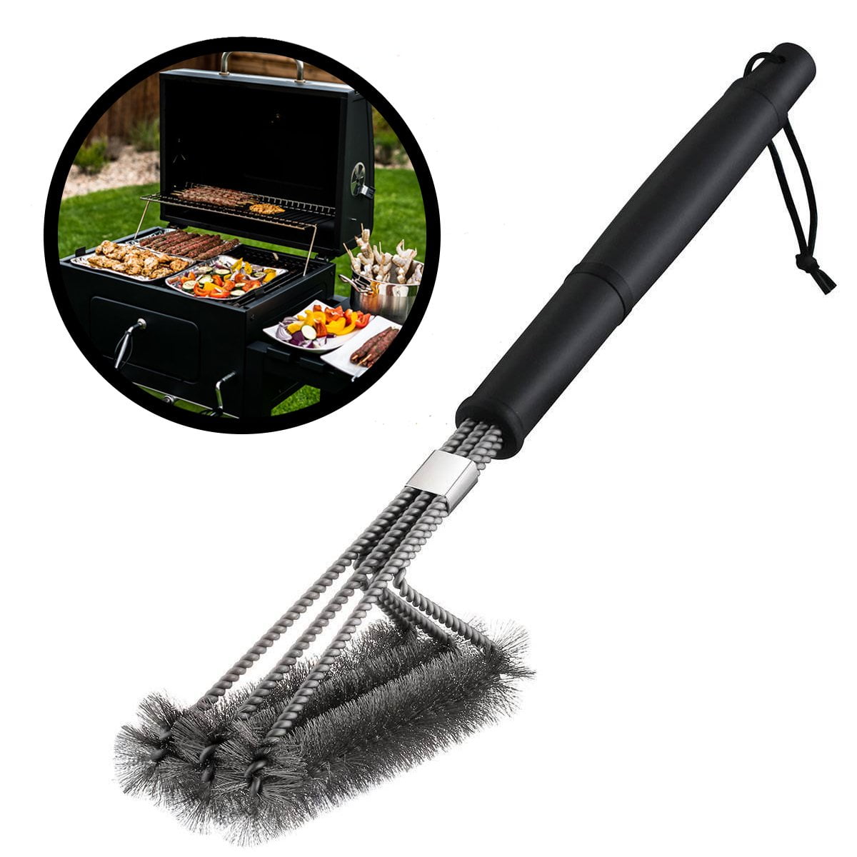 Grill Brush ,Grill Cleaner Brush for Outdoor Grill Safe BBQ Brush for