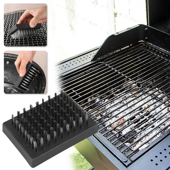 Grill Brush Replacement Heads,Wire Bristle BBQ Cleaner Head for Most Grill Brushes,Safe and Effective Cleaning for Grill Grates,Easy to Install,Durable and Replaceable (190 characters)-One Size