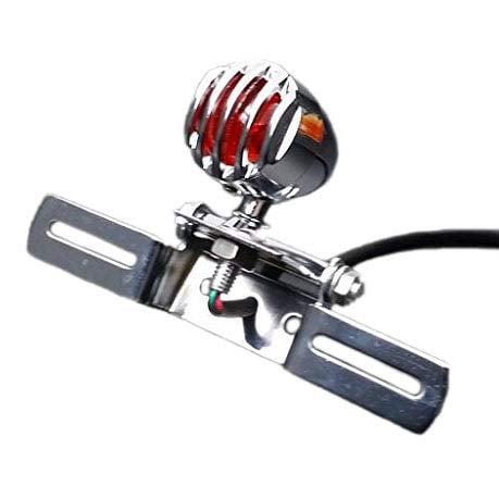 Grill Bullet Rear Tail Stop Brake Running Light Lamp for Chopper Bobber Cruiser Custom