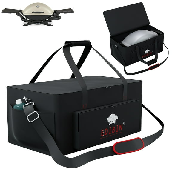 Grill Carry Bag for Weber Weber Q2200 Liquid Propane Grill,Compatible with Weber Q2200 Liquid Propane Grill,600D Heavy Duty Weather Resistant Grill Cover for Weber Q2200 Grill