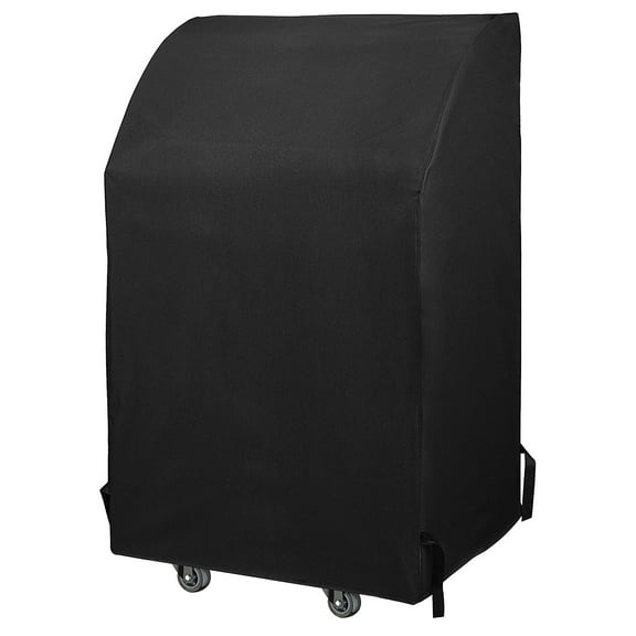 Grill Cover 30 Inch, iCover 600D Heavy Duty Waterproof Gas Vertical Electric Smoker Cover, For Most Two Burner BBQ Grill, Pellet Smokers 5, 5.5, 7.0