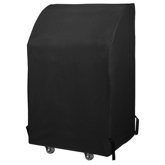 Grill Cover 30 Inch, iCover 600D Heavy Duty Waterproof Gas Vertical Electric Smoker Cover, For Most Two Burner BBQ Grill, Pellet Smokers 5, 5.5, 7.0