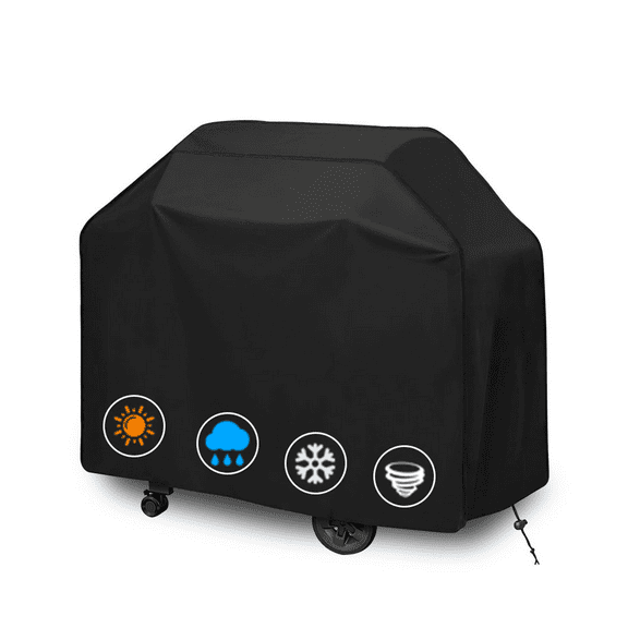 Grill Cover 57 inch, Waterproof BBQ Gas Grill Cover with Adjustable Hem DrawstringDustproof Fade Resistant for Dyna-glo Nexgrill