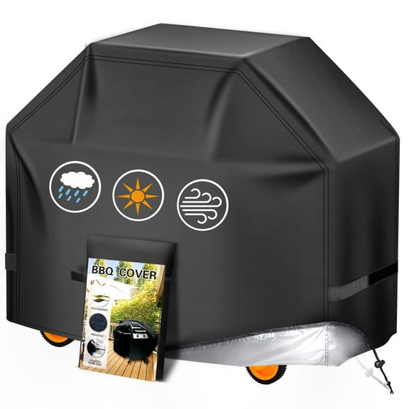 Grill Cover,67 inch BBQ Gas Grill Cover for Outdoor Grill,Charbroil Grill Cover Barbecue Waterproof,Anti-UV for Weber Char-Broil Monument,Dyna-glo Nexgrill Spun Polyester