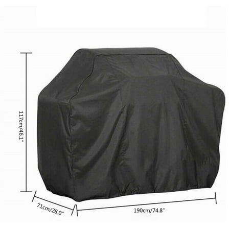 Grill Cover, 75 Inch Heavy Duty Waterproof UV Resistant BBQ Grill Cover for Outdoor Grill, BBQ Covers Outdoor Large Grill Covers