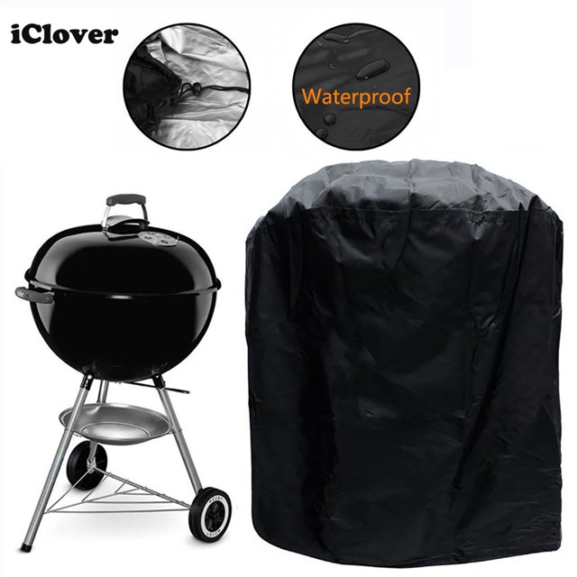Grill Cover, IClover 23"x30 Kettle Grill Waterproof Dustproof Round