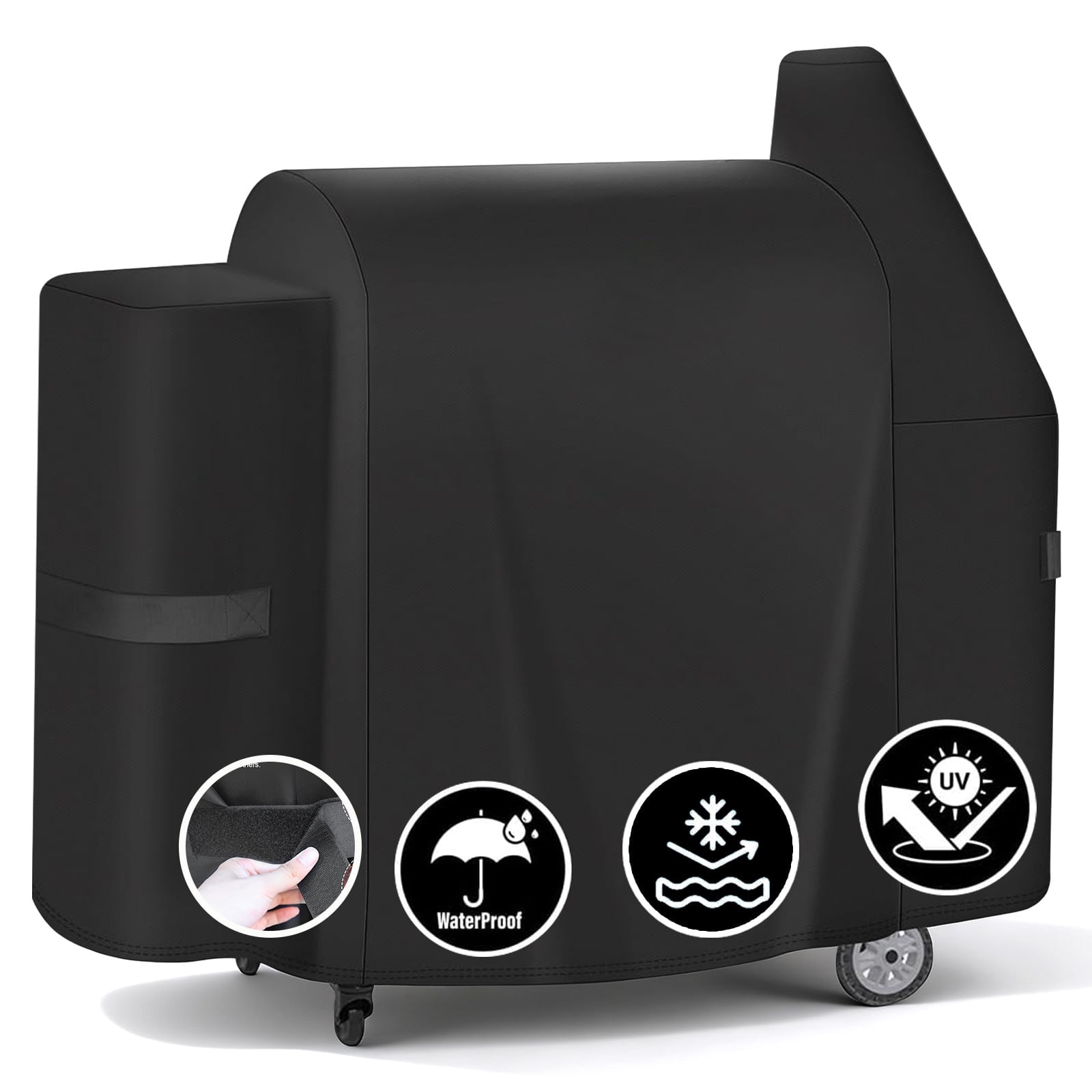 LCGOD Heavy Duty Wood Pellet Grill Cover, Fits Pit Boss 850DX & 820 Competition Series, Z Grills 700, Waterproof Smoker Cover for 820 Deluxe, 820D, 820FB