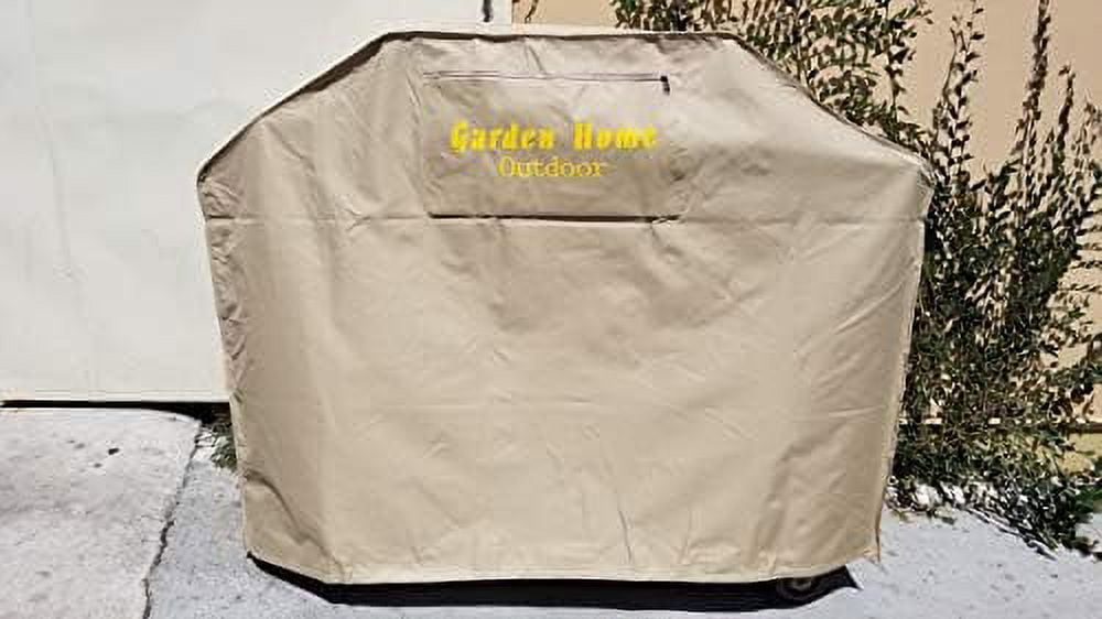 Grill Cover Up to 70" Wide, Water Resistant, Air Vents, Padded Handles, Elastic Cord Heavy