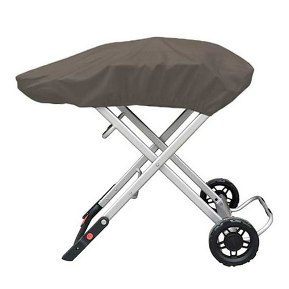 Grill Cover for Weber 9010001 Traveler Portable Gas Grill Heavy Duty Waterproof Brown Smile Home