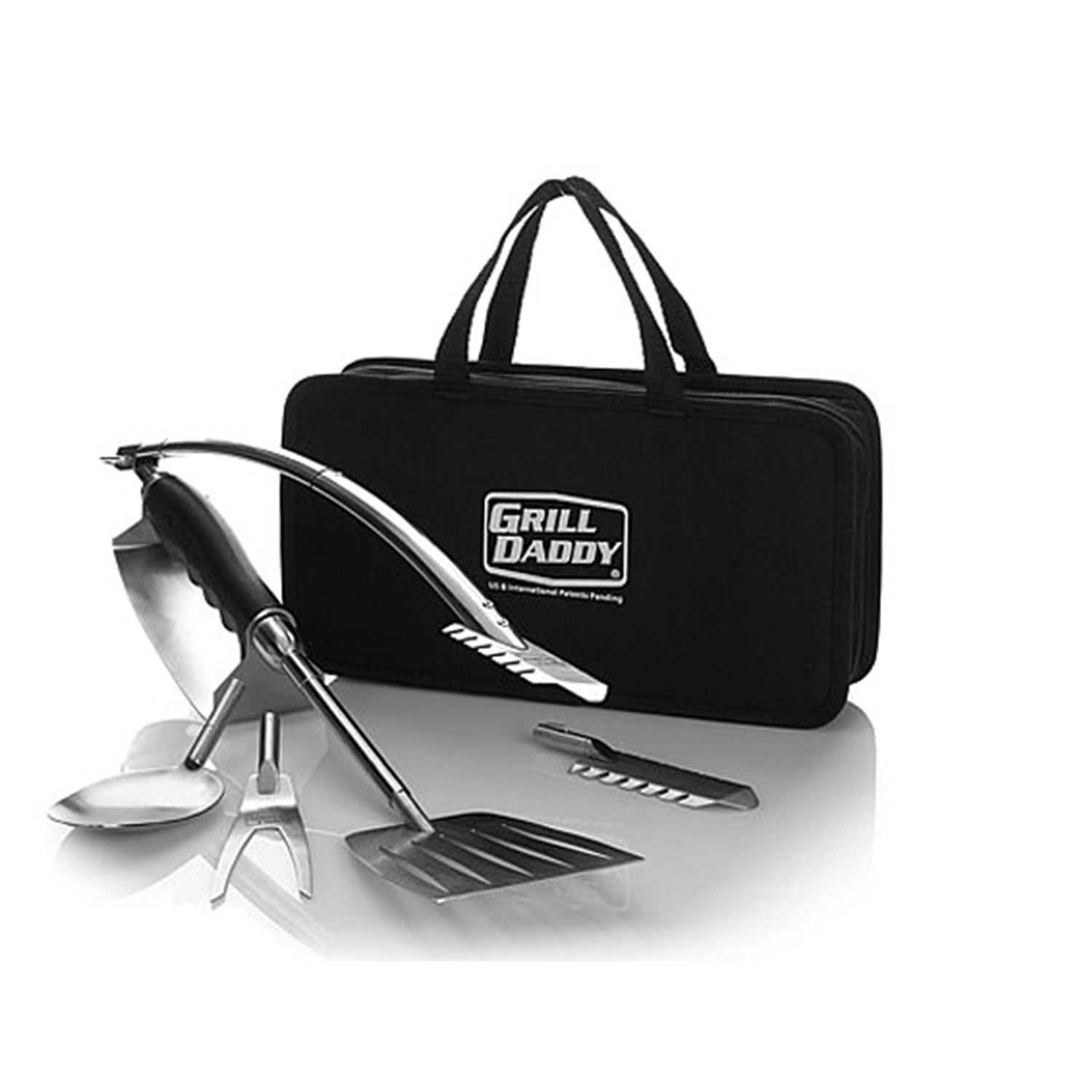 Grill Daddy 6in1 Barbecue Tailgate Tongs Handle Outdoor Grill