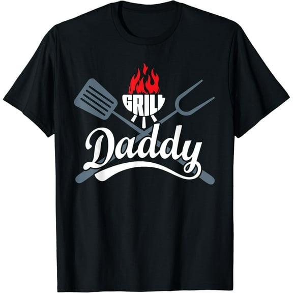 Grill Daddy BBQ Barbecue Grilling Smoking Men Dad Fathers T-Shirt