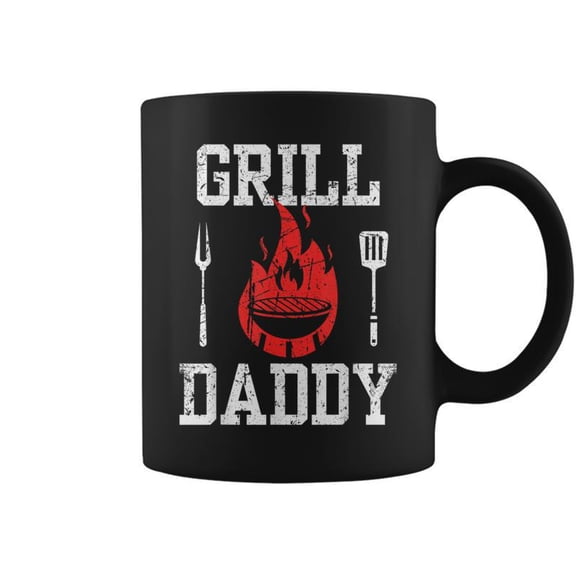 Grill Daddy Bbq And Grillfather For Fathers Day Coffee Mugs