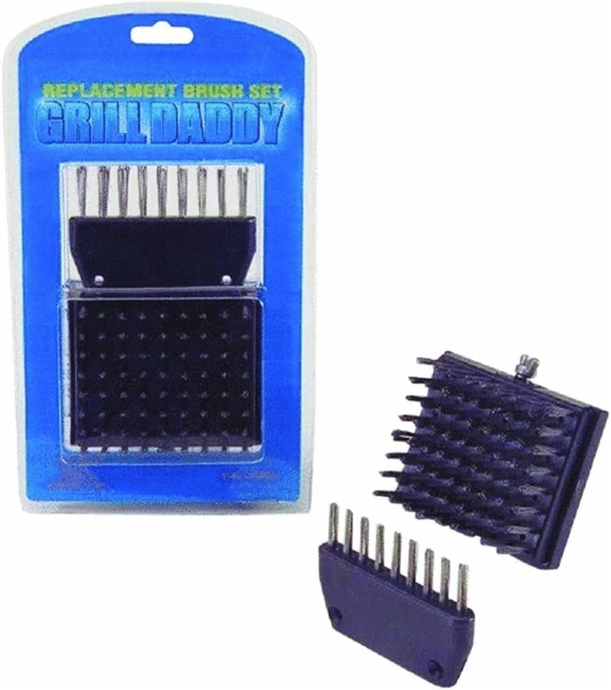 Grill Daddy Steam Replacement Brush for GD19162BB Pro | Black & Silver Brush, Dishwasher , Plastic