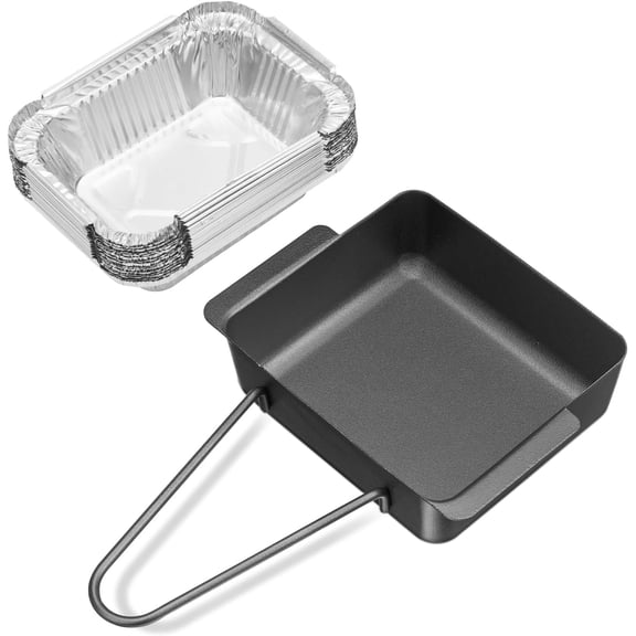 Grill Drip Pan for Nexgrill 720-0830H, Grease Catcher Cup 720-0830X 720-0830H 720-0888 720-0888S 720-0896B 720-0896 CGG-7400,Nexgrill Tray with 15-Pack Disposable Foil Liners