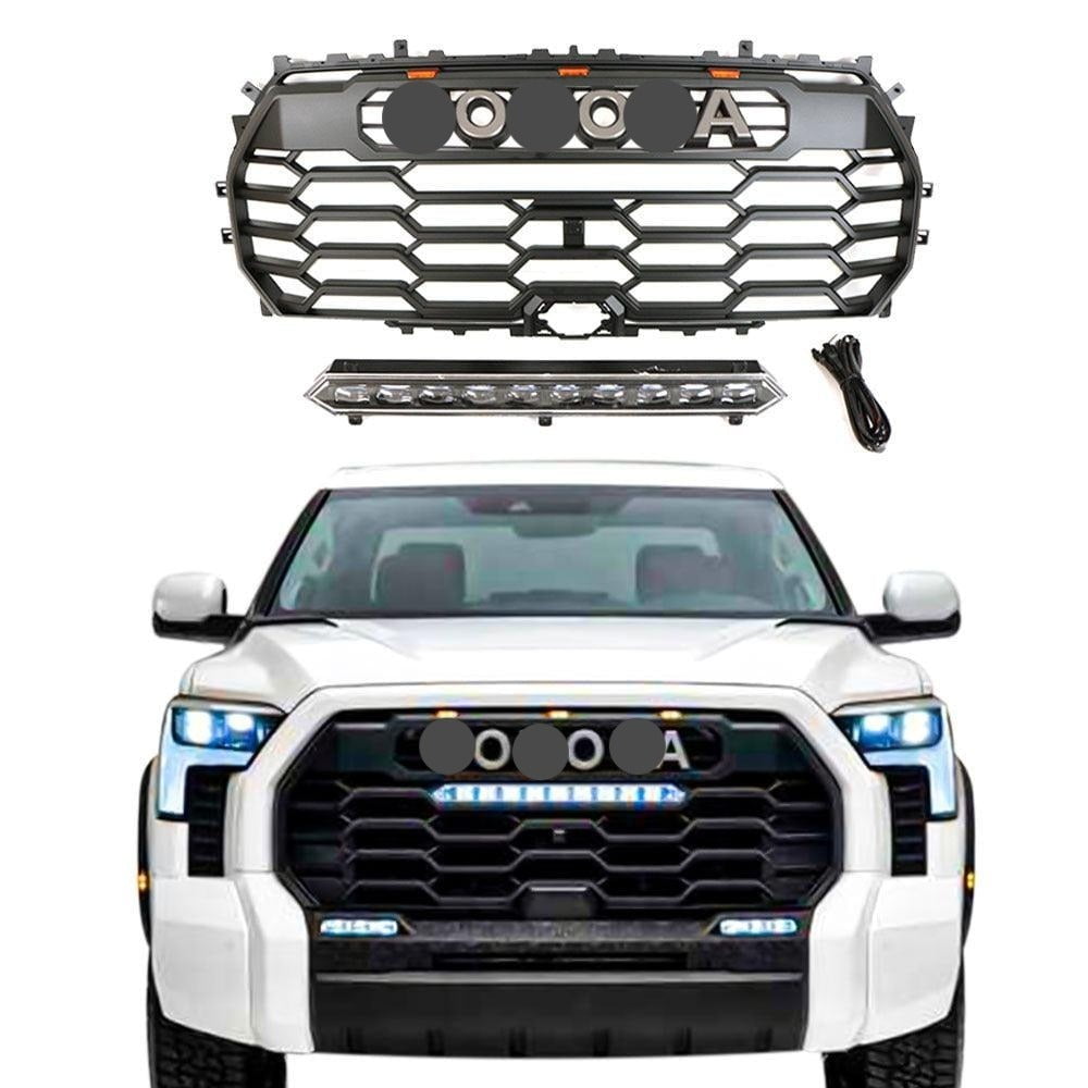 Grill For 2022-2023 2024 Toyota Tundra Trd Pro Grill Replacement With ...