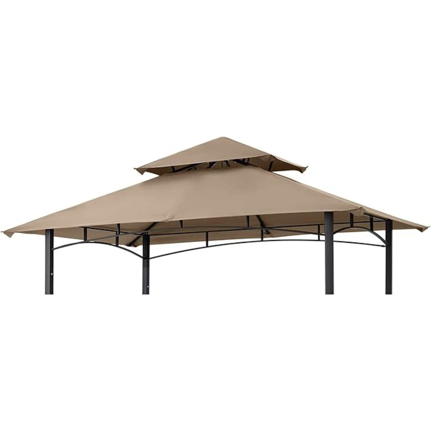 Grill Gazebo Replacement Canopy Top for Model L-GG001PST-F (Brown)