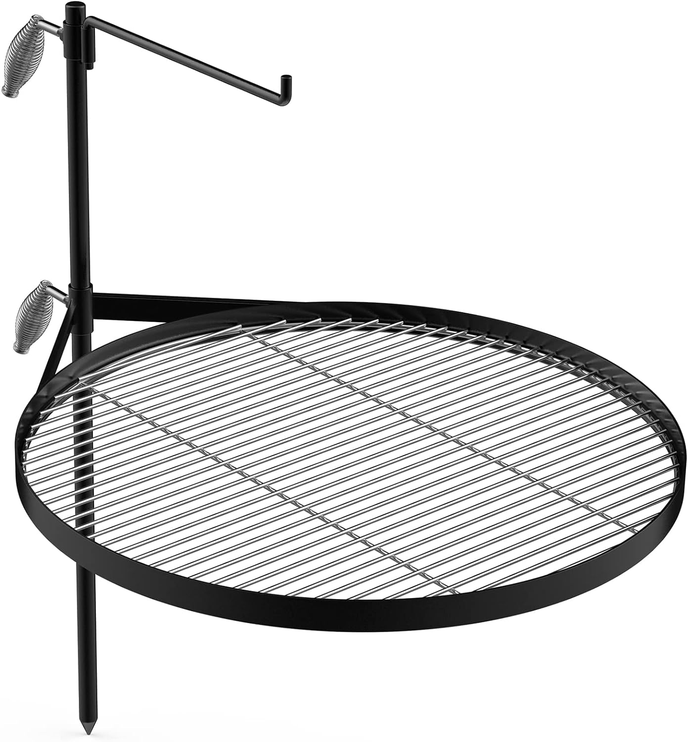 Grill Grate Stainless Steel Swing Cooking Stand BBQ Grill, Portable
