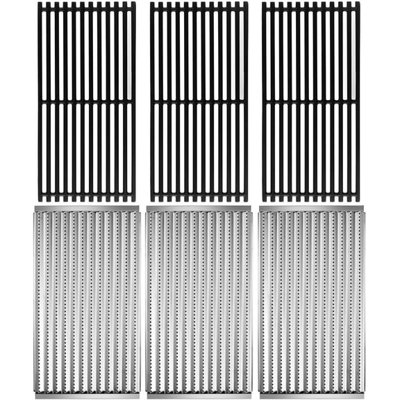 Grill Grates Emitter Plates for Tru Infrared Grill Replacement Parts 463367016 463242515 Commercial 3 Burner Grill Replacement Grates G466-0025-W1A G466-2400-W1 G474-0017-W1 Panel