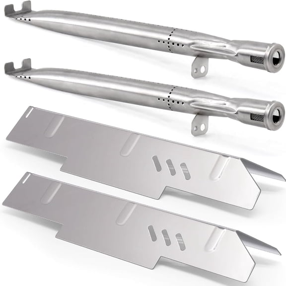 Grill Grates Kits for Dyna Glo Grill Replacement Parts 2 Burner, Dynaglo DGF350CSP, DGF350CSP-D, Heat Tent Plates, Burner Tubes and Cooking Grates for Dyna Glo 2 Burner Gas Grill Replacement Parts.