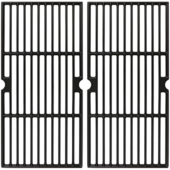 Grill Grates fit Oklahoma Joe's Longhorn Comb Charcoal/Gas Smoke 12201767,14201767, Oklahoma Joe's Longhorn 18202083,16202046,15202029, for Grill Or Smoker Sides, Heavy Duty Cast Iron, 2 Pcs