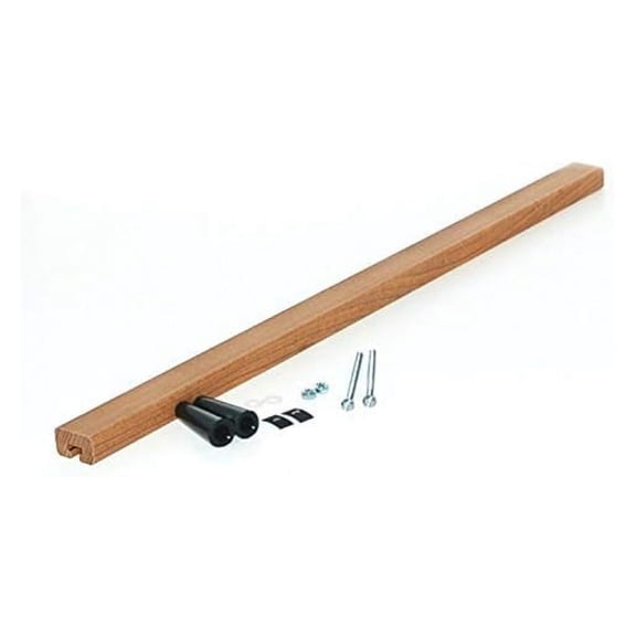 Grill Handle Wood Universal Replacement - 24 Inch Wooden Grip for Gas Grill - Heavy Duty BBQ Handle - Fits Most Grill Models - Complete Replacement Kit