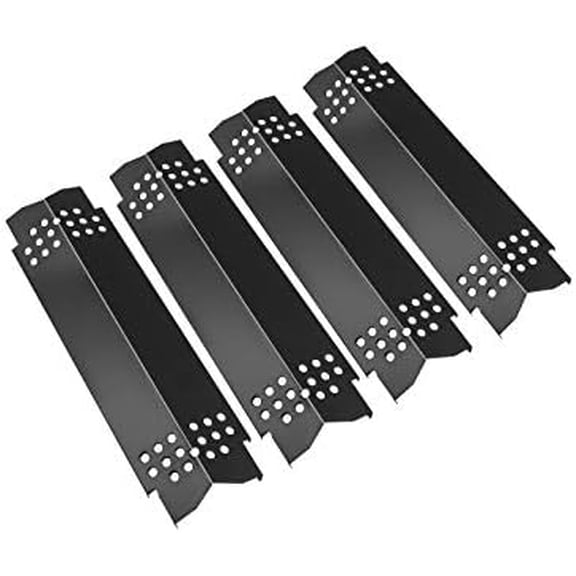 Grill Heat Plates, Replacement Parts for Home Depot Nexgrill 720-0830H, 5 Burner 720-0888, 720-0888N, 720-0882A, 720-0882S, 6 Burner 720-0896B, 720-0898 Gas Grill 4xPorcelain Steel Heat Plates