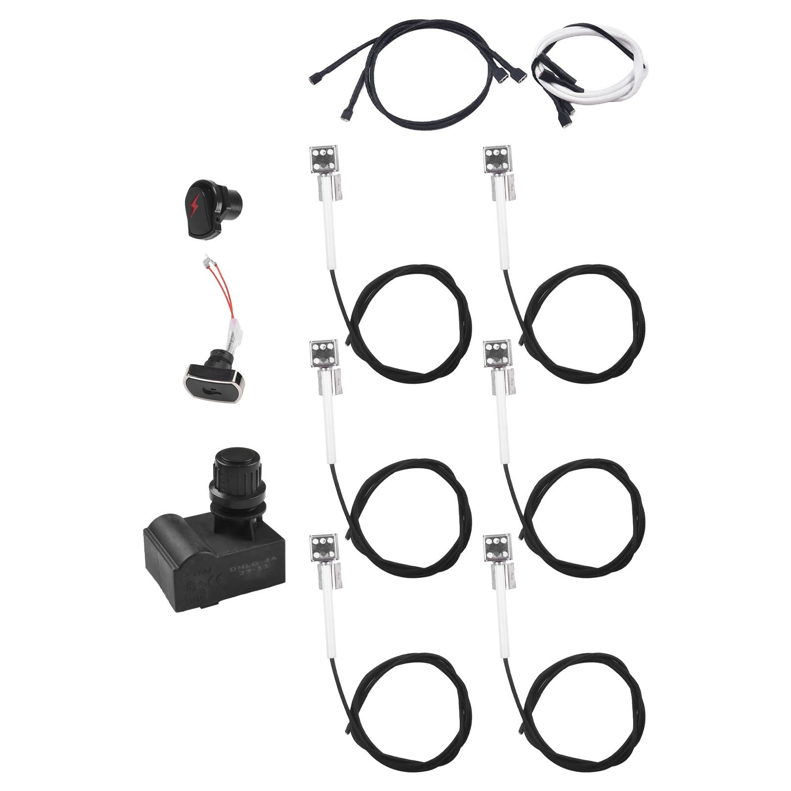 Grill Ignitor Electronic Ignition Push Button Wires For Charbroil 2/4/5