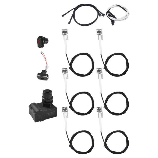 Grill Ignitor Electronic Ignition Push Button Wires for Charbroil 2/4/5