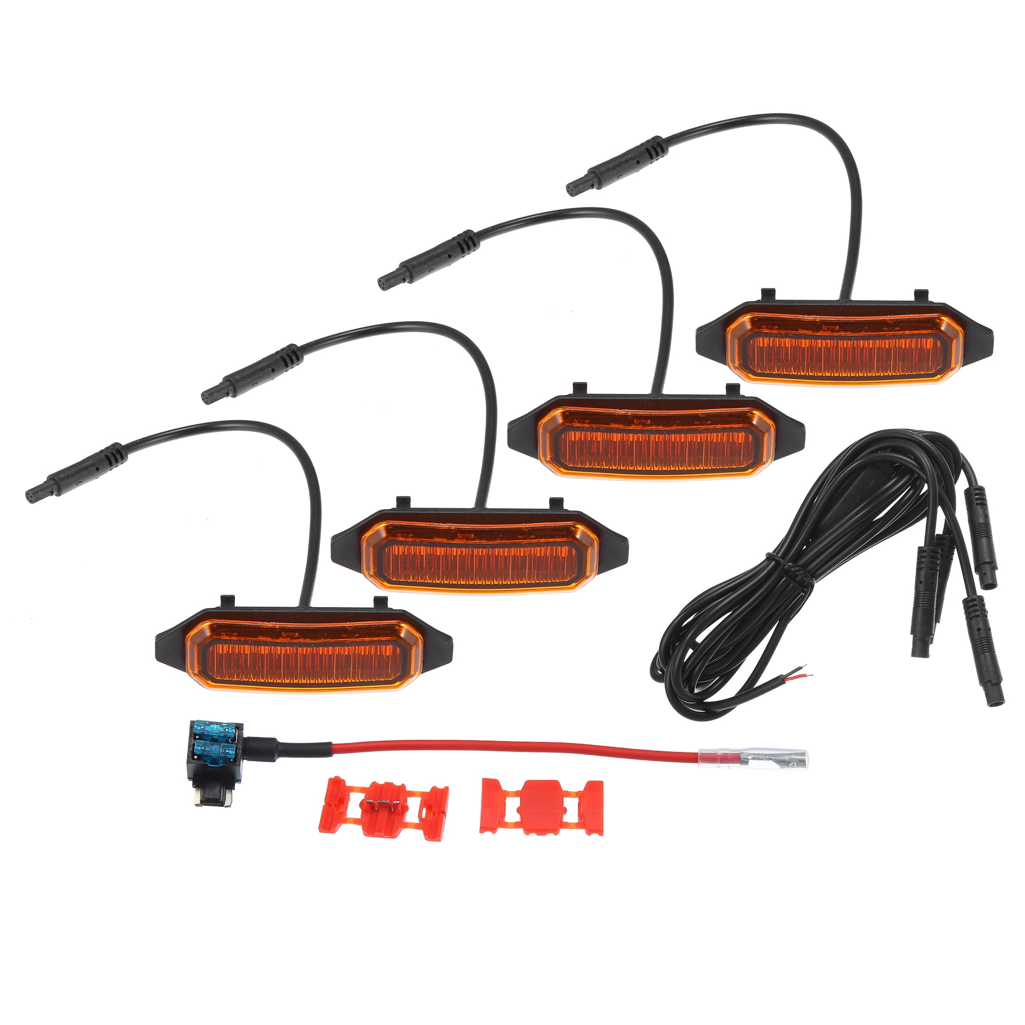 Grill LED Light Front Grille Lights Fit for Toyota RAV4 20192022 Amber