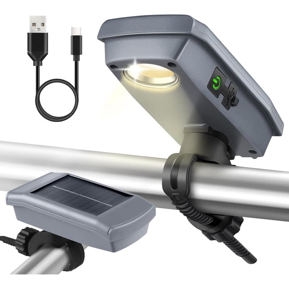 Grill Light for Outdoor Grill,Solar Rechargeable 400Lumens&360 Rotation BBQ Light with Auto On/Off, LED Grill Lights for BBQ Smokers with Hood Grill Accessories,Grill Gifts for Parents/Husba