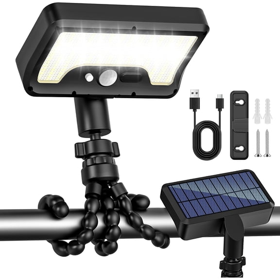 Grill Lights for Outdoor Grill, 60 LED Designed Blackstone Griddle & Weber Light with Octopus Stand - Solar USB Rechargeable, Auto On/Off, Super Bright Wide Lighting BBQ Grills,Garden