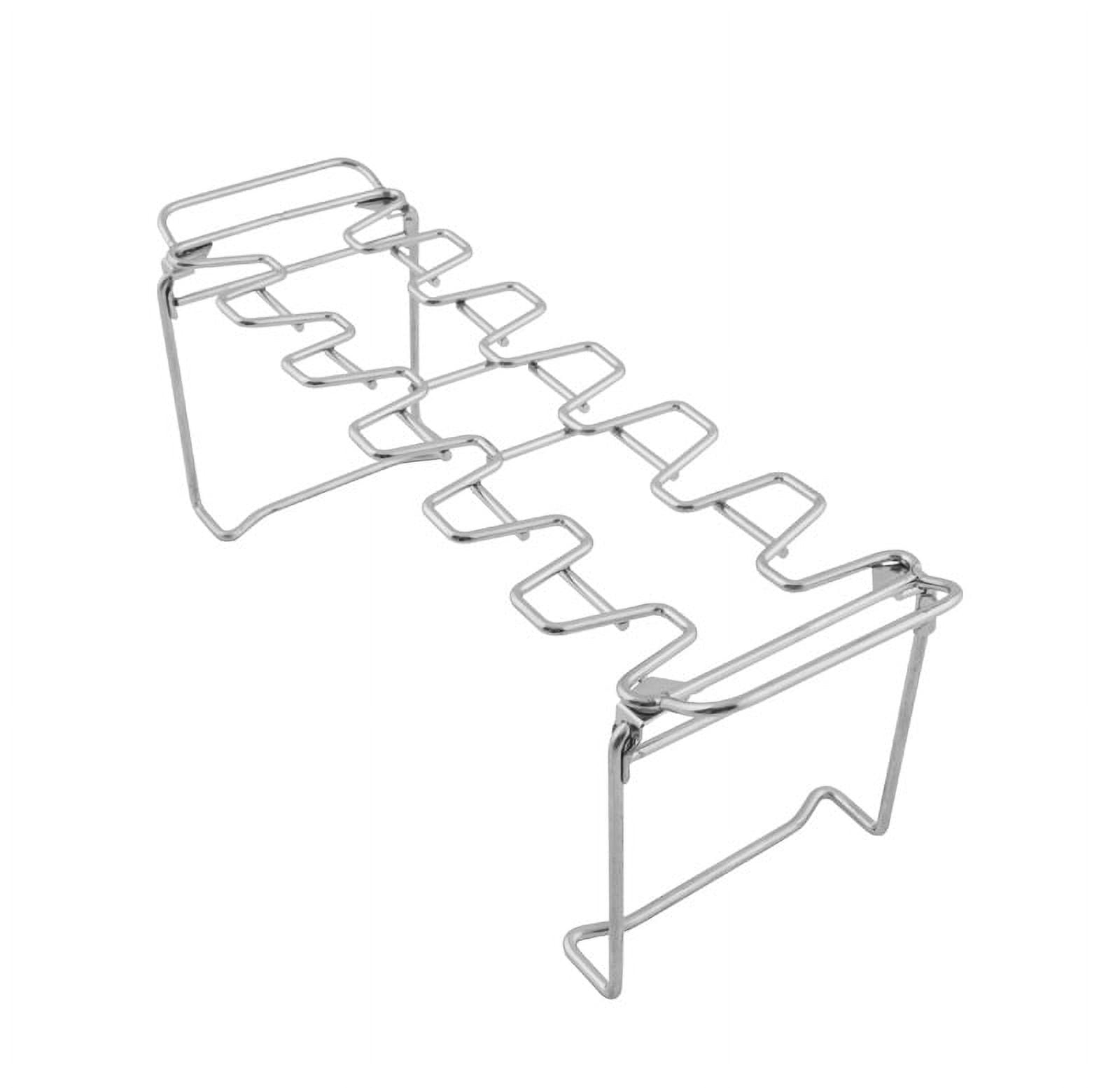 Using A Wingette Rack Grill Mark Chicken Leg/Wing Hanger 5 in. L X 13.25 in. W 1 pk - Walmart.com