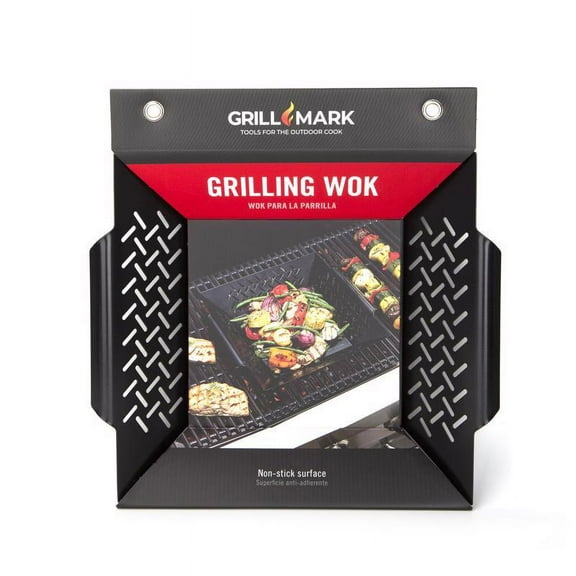 Grill Mark 8083969 12 x 12 in. Gray Steel Wok Topper