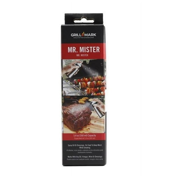 Grill Mark 8109289 5.4 oz Stainless Steel Cooking Oil Spray, Silver