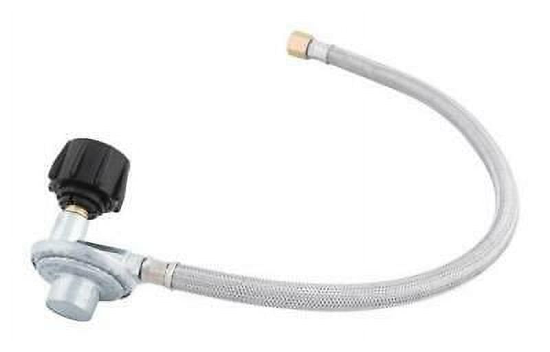 Grill Mark Stainless Steel Gas Line Hose and Regulator For Gas Grills
