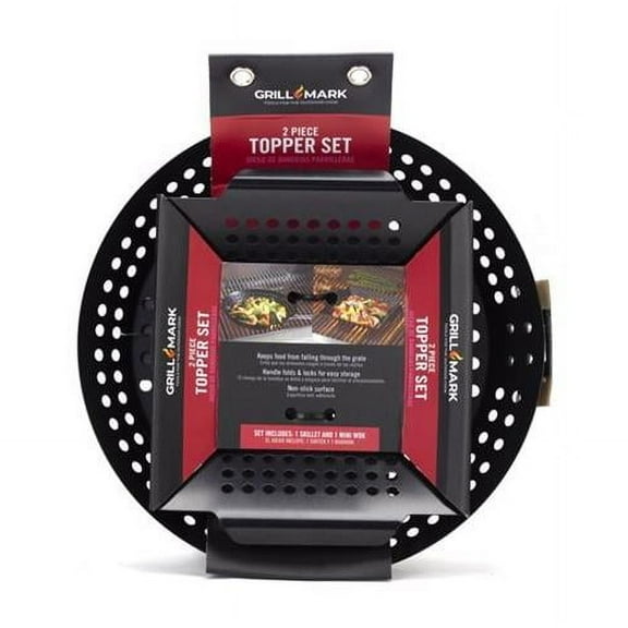 Grill Mark 8113260 Steel Grilling Accessory Kit, Black - 2 Piece