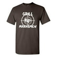 thumbnail image 1 of Grill Marksmen Sarcastic Humor Graphic Novelty Funny T Shirt, 1 of 5