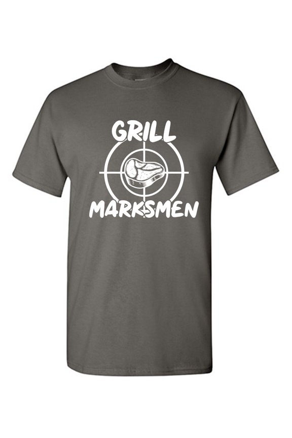 Grill Marksmen Sarcastic Humor Graphic Novelty Funny T Shirt
