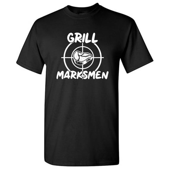 Grill Marksmen Sarcastic Humor Graphic Novelty Funny Youth T Shirt