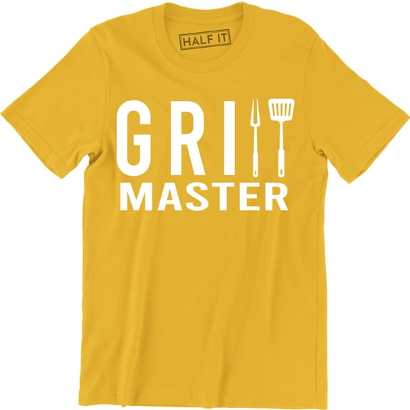 Grill Master- BBQ barbecue Dad Father Father's Day Grandpa Pops Mens T-Shirt