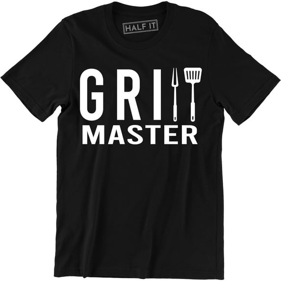 Grill Master- BBQ barbecue Dad Father Father's Day Grandpa Pops Mens T-Shirt