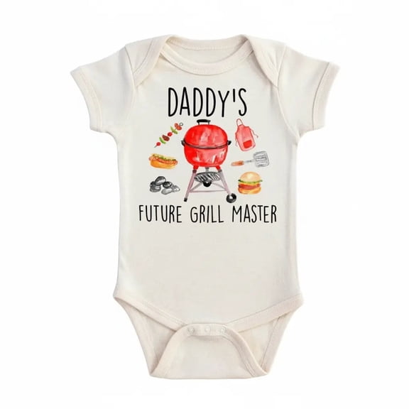 Grill Master Bbq Newborn Baby Bodysuit
